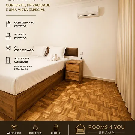 Rooms4you 3 In Historic Center Of * Braga