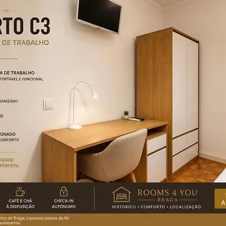 Rooms4you 3 In Historic Center Of Guest house Braga
